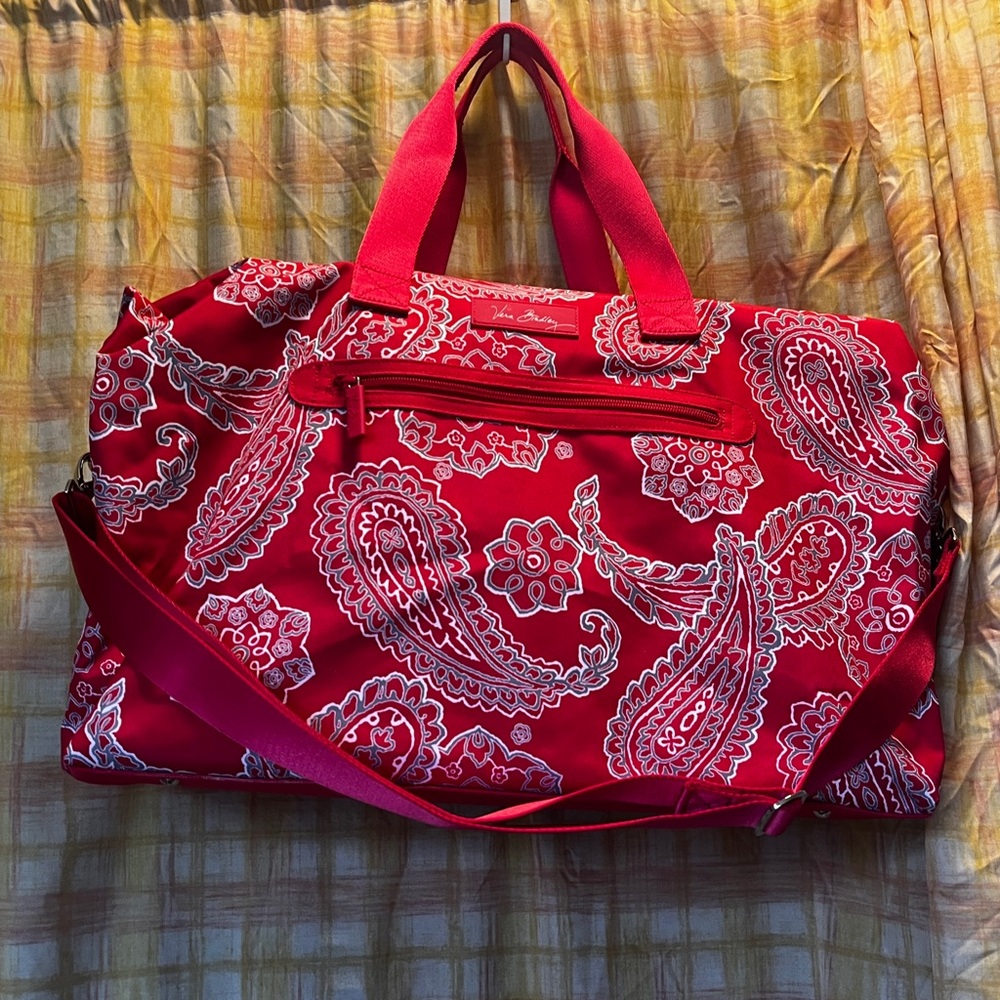 Red Paisley Women's Bag